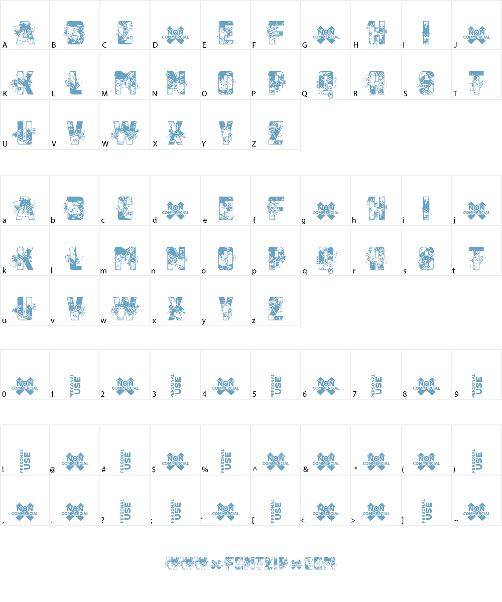 Brave this Storm Personal USE Font Character